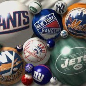 All New York Sports Teams/ Sports Collectible Items.